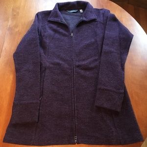 Ibex Merino Wool Sweater Jacket- Zip Front Women's